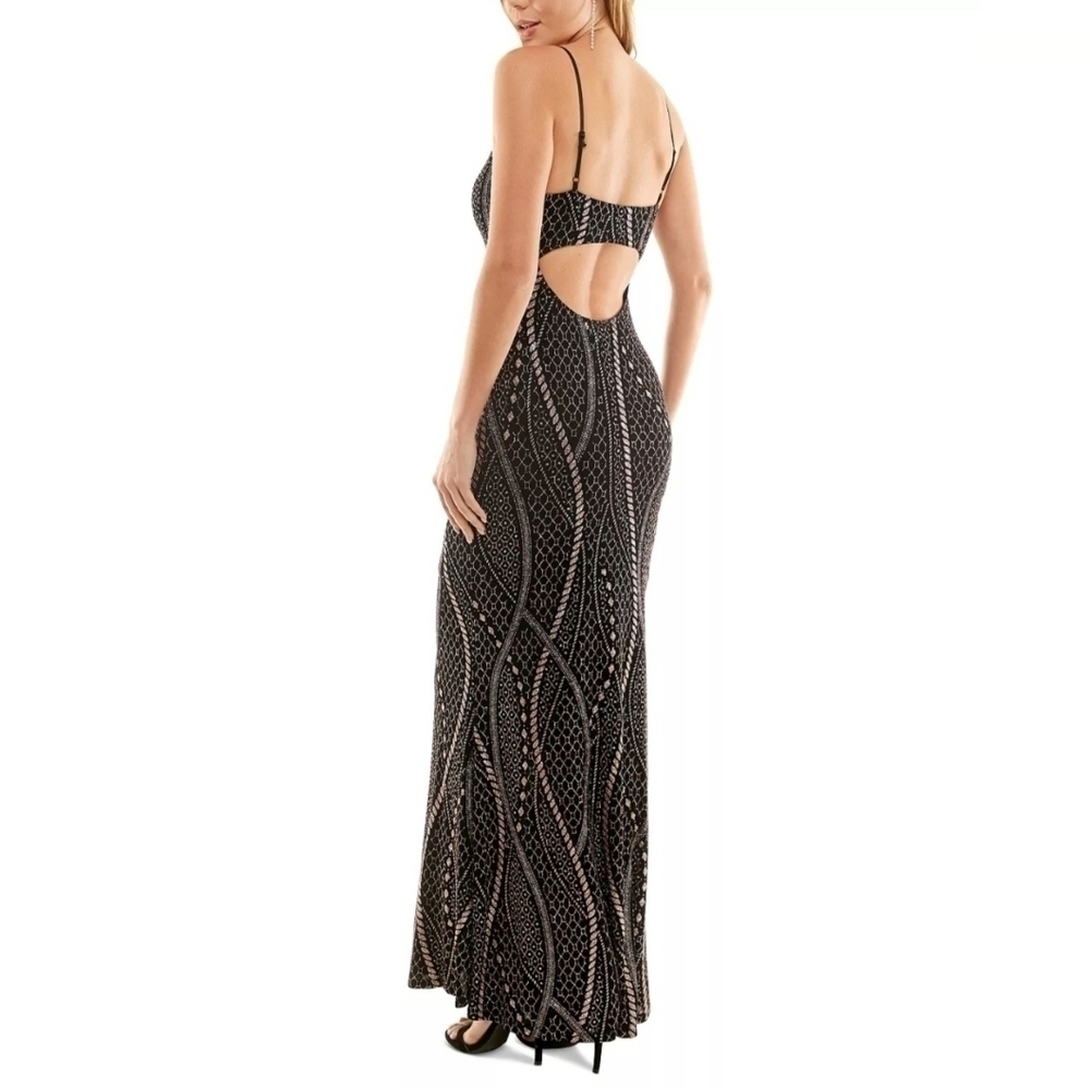 Jump Juniors Strappy Slinky Slim Fit Gown Size 1 2 - Picture 4 of 10
